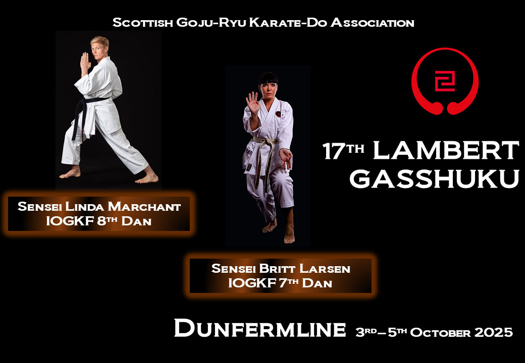 sgka lambert karate gasshuku 2025 sensei linda merchant scotland dunfermline